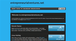 Desktop Screenshot of entrepreneurialventures.net